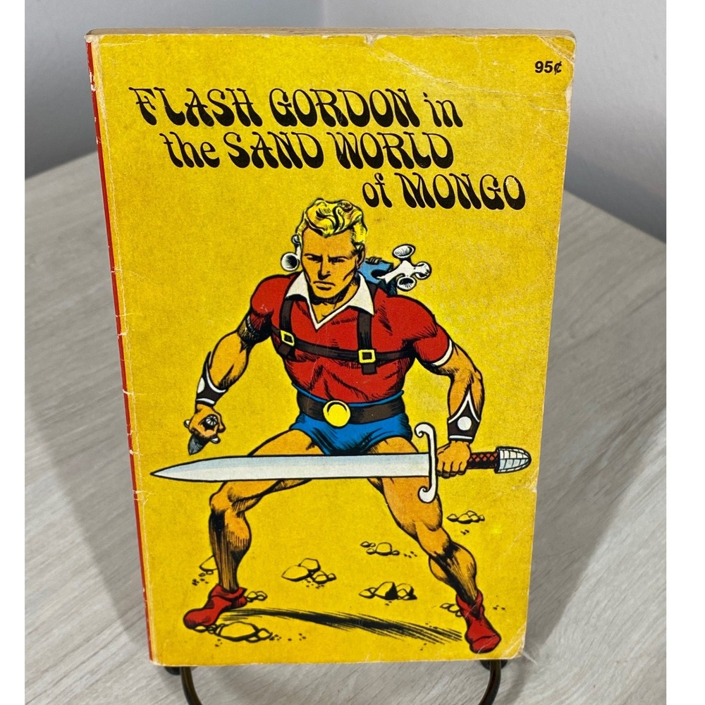 Flash Gordon Sand World of Mongo Horace J Elias 1976 Vintage Sci Fi PB King Feat